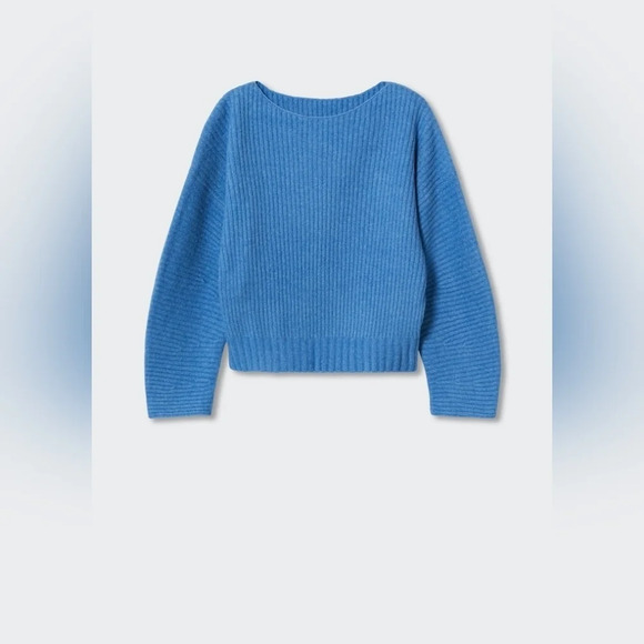 Mango [XS]  Boat neck ribbed sweater - Picture 7 of 7